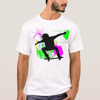 T-shirt Extrémité faisante de la planche à roulettes