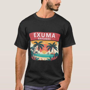 T-shirt Exuma Bahamas Retro