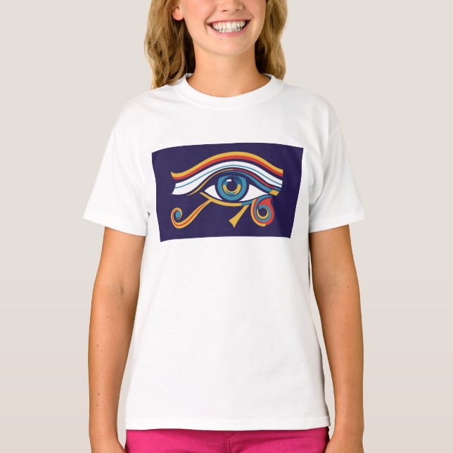 T-shirt Eye of Horus Princess – Fille Protective E (Devant)