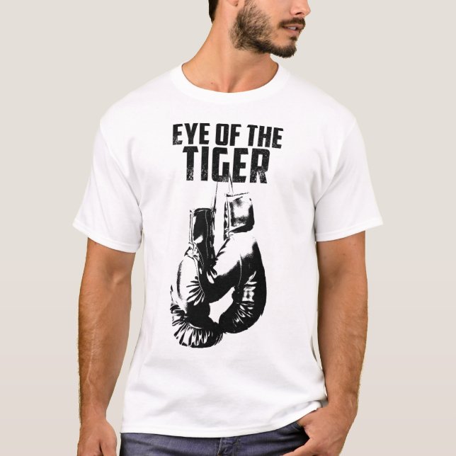 T-shirt Eye of the Tiger Sticker (Devant)