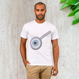 T-shirt Eyeball Dans Le Magnification De Glass Mens T-Shir