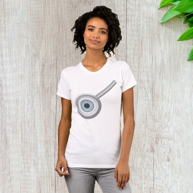 T-shirt Eyeball Magnification Verre amusant Inspection des (Créateur téléchargé)