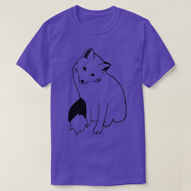T-shirt Eyes de soucoupe Fox 1 (Design devant)