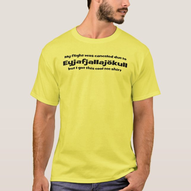 T-shirt Eyjafjallajökull (Devant)
