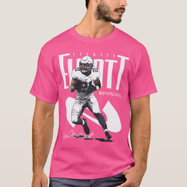T-shirt Ezekiel Elliott Dallas Nom Position (Devant)