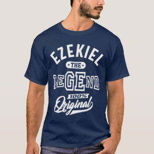 T-shirt Ezekiel Nom personnalisé Anniversaire Cadeau