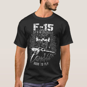 T-shirt F15 Pilote d'avion de chasse à réaction de l'USAF
