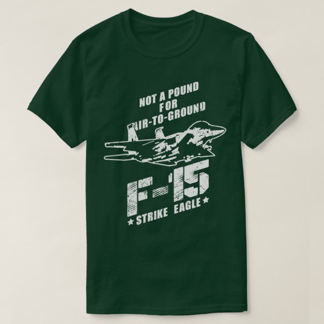 T-shirt F15 Strike Eagle USAF Jet Fighter  (Design devant)