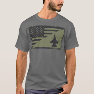 T-shirt F16 Viper US Drapeau tamisé