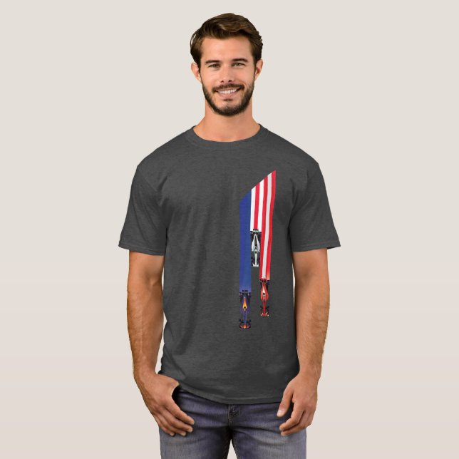 T-SHIRT F1 ETATS-UNIS (Devant entier)