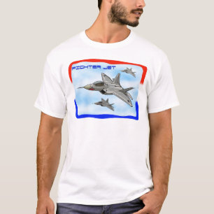 T-shirt F22 Avion de chasse Raptor