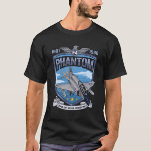 T-shirt F4 Phantom Ii Jet Fighter Aviation Militaire