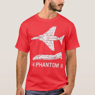 T-shirt F4 Phantom II Jet Fighter Bomber Plane