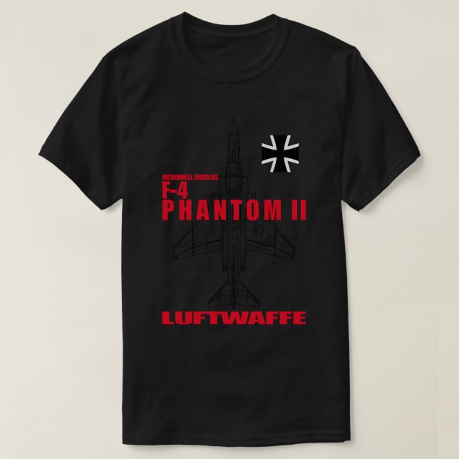 T-shirt F4 Phantom II Luftwaffe (Design devant)