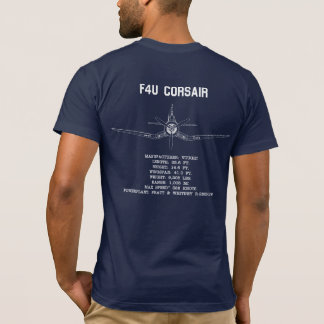 T-shirt F4U CORSAIR STATS