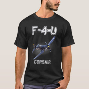 T-shirt F4u Corsair Warbird Aéronefs militaires 2ème guerr