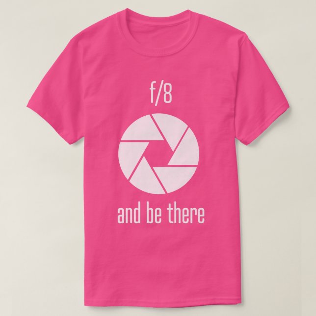 T-shirt f8 et Be There Photography  (Design devant)