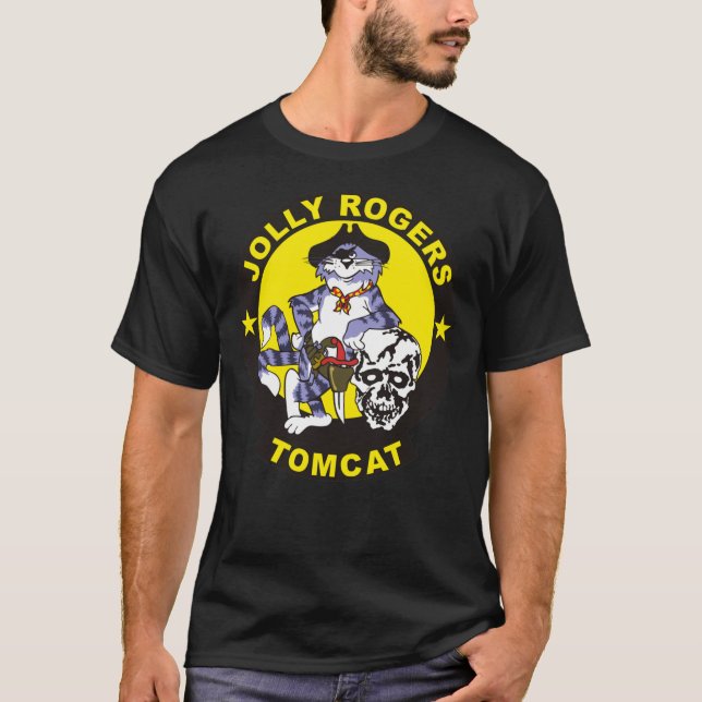 T-shirt F-14 Tomcat VF-84 Jollys rogers (Devant)