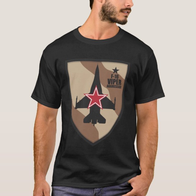 T-shirt F 16 Agresseur 1 (Devant)