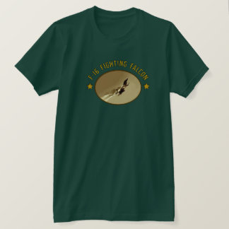 T-shirt F-16 Avion de chasse militaire Falcon T-S