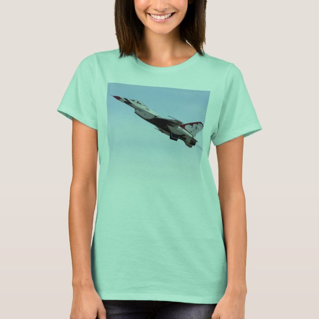 T-shirt F-16 Thunderbird En Vol (Devant)