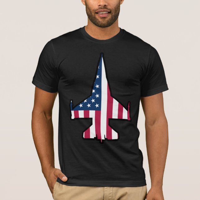 T-SHIRT F-16 USA (Devant)
