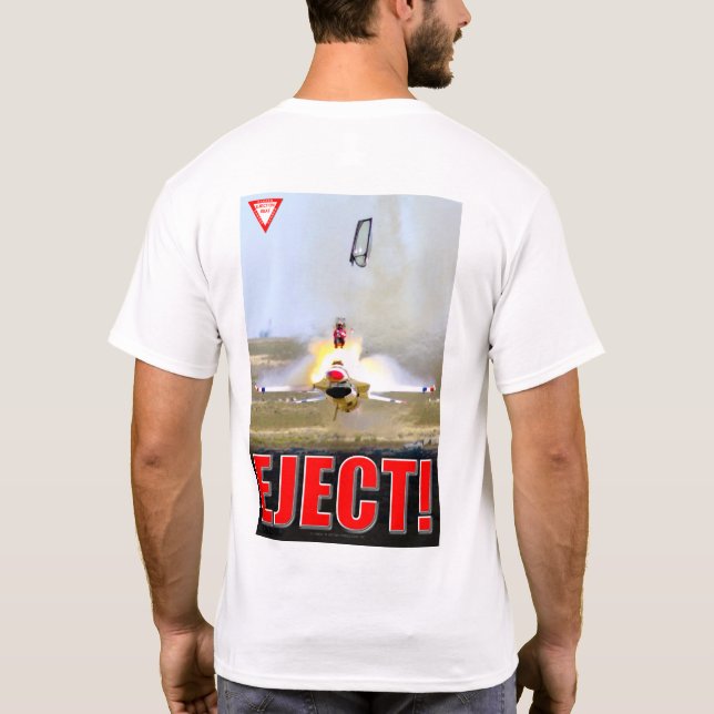 T-SHIRT F-16C COMBAT FALCON - EJECT! (Dos)