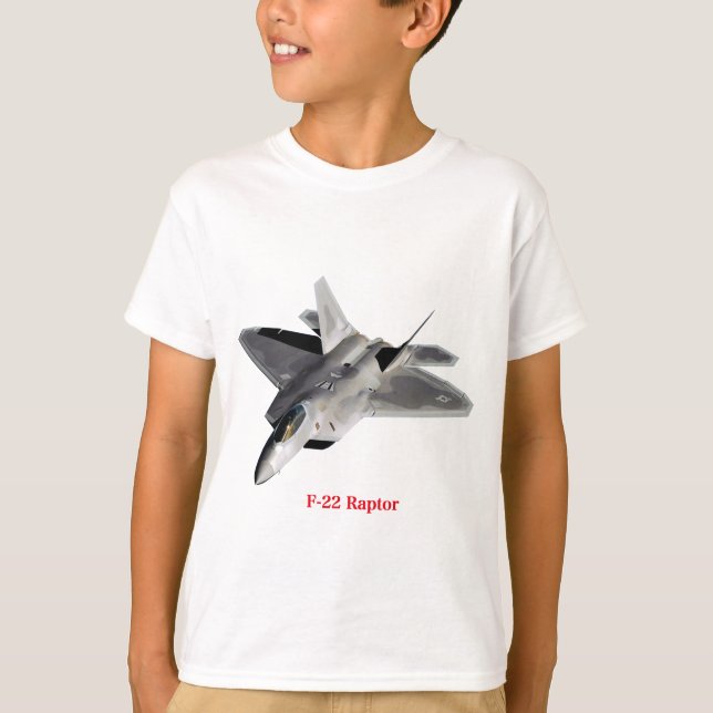 T-shirt F-22 Raptorの優良製品 (Devant)