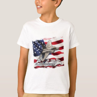 T-shirt F-22 Raptor et drapeau américain