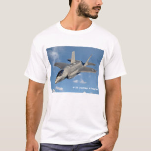 T-shirt F-35 Lightning II Panther Jet Fighter dans le ciel