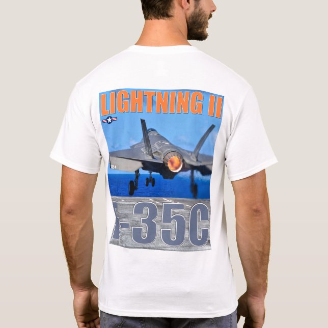 T-SHIRT F-35C ÉCLAIRAGE II (Dos)