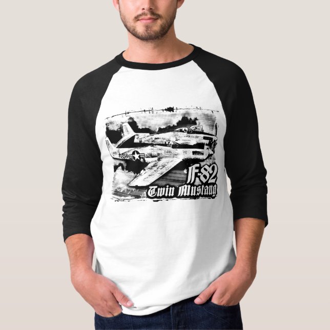 T-shirt F-82 Twin Mustang (Devant)
