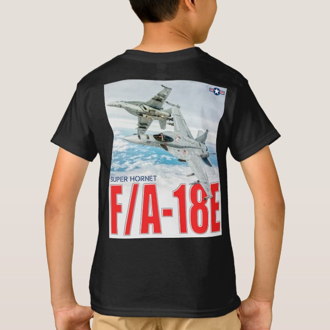 T-SHIRT F/A-18E SUPER HORNET (Dos)