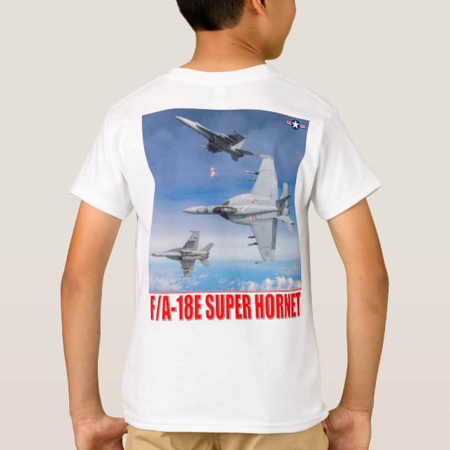 T-SHIRT F/A-18E SUPER HORNET (Dos)