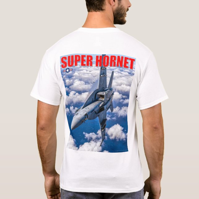 T-SHIRT F/A-18E SUPER HORNET (Dos)