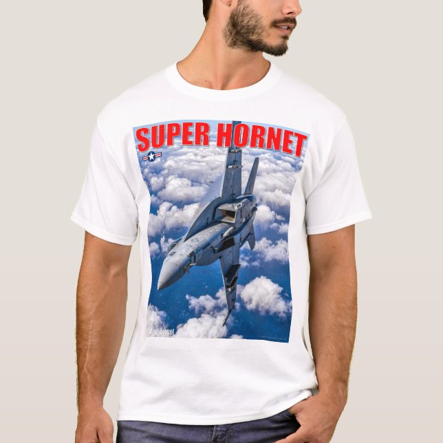 T-SHIRT F/A-18E SUPER HORNET (Devant)