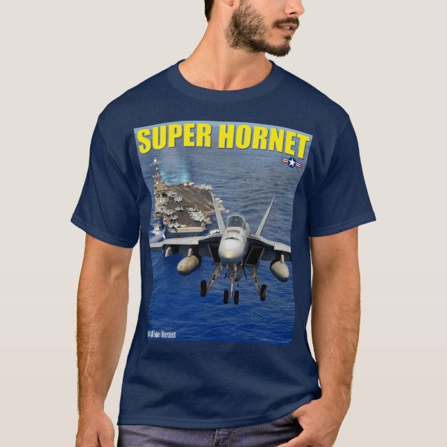 T-SHIRT F/A-18E SUPER HORNET (Devant)