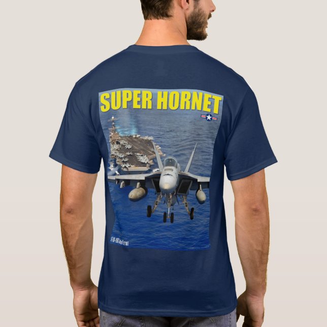 T-SHIRT F/A-18E SUPER HORNET (Dos)