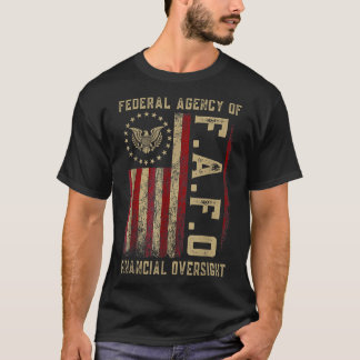 T-shirt F.a.f.o Fafo Agence Fédérale De Contrôle Financier