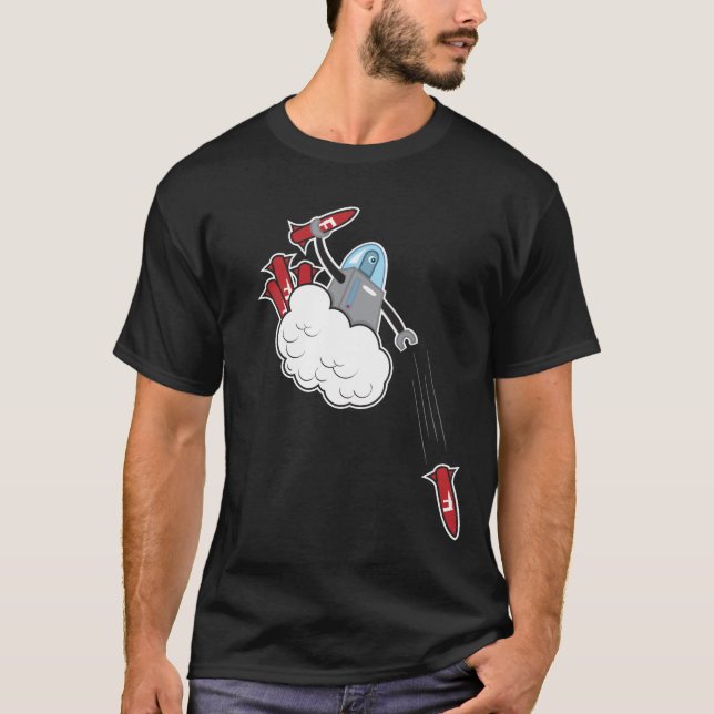 T-shirt F-bombe de Robo (Devant)