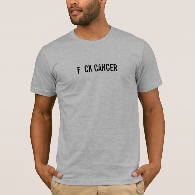 T-shirt f. cancer (Devant)