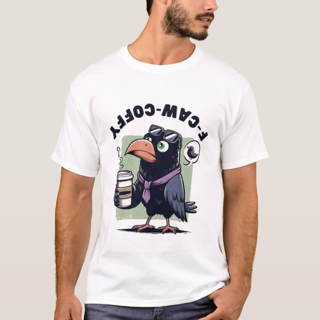 T-shirt F-Caw-Coffy (Devant)