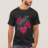F Caw F Corbeau Anti Saint-Valentin Sombre Gothiqu