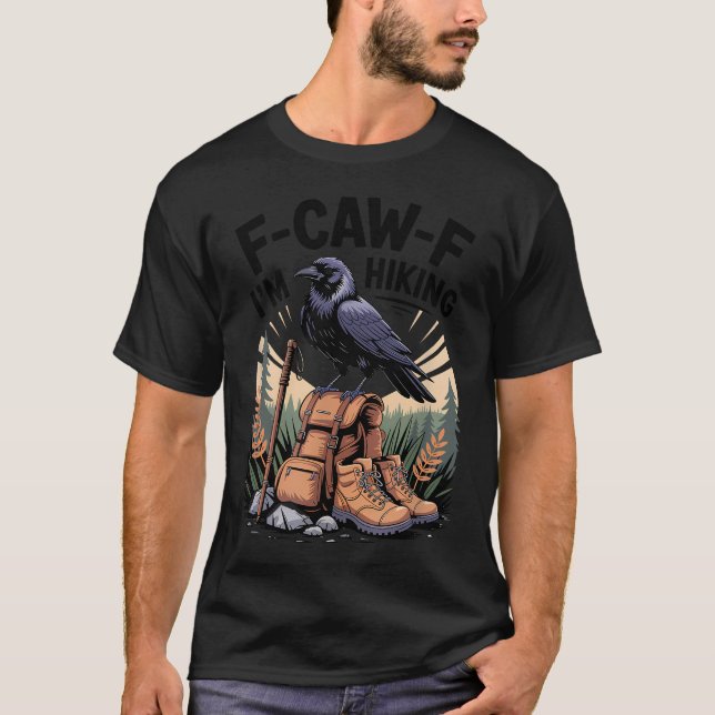 T-shirt F-Caw-F Corbeau Corneille I39M (Devant)