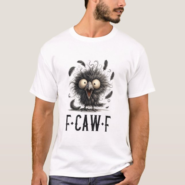 T-shirt F CAW F Drôle (Devant)