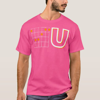 T-shirt F Chord U - Drôle Guitare Player