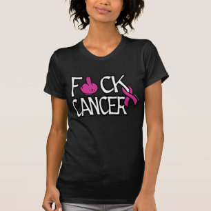 T-shirt F#CK CANCER...Cancer du sein