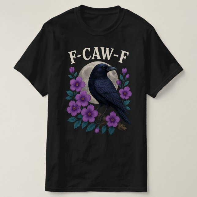 T-shirt F corbeau F Corbeau  (Design devant)