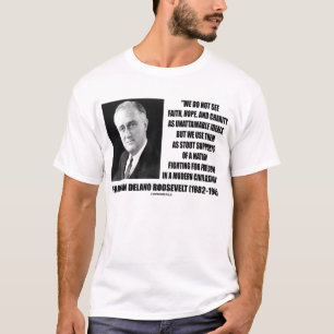 T-shirt F.D.R. La bière de malt de charité d'espoir de foi