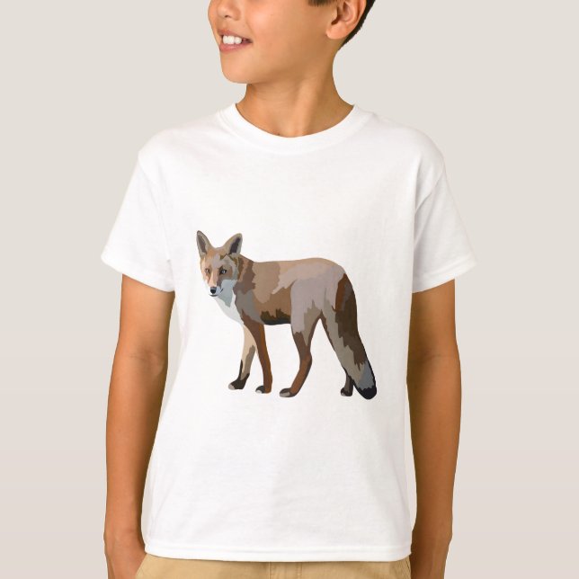 T-shirt F est pour Fox (Devant)